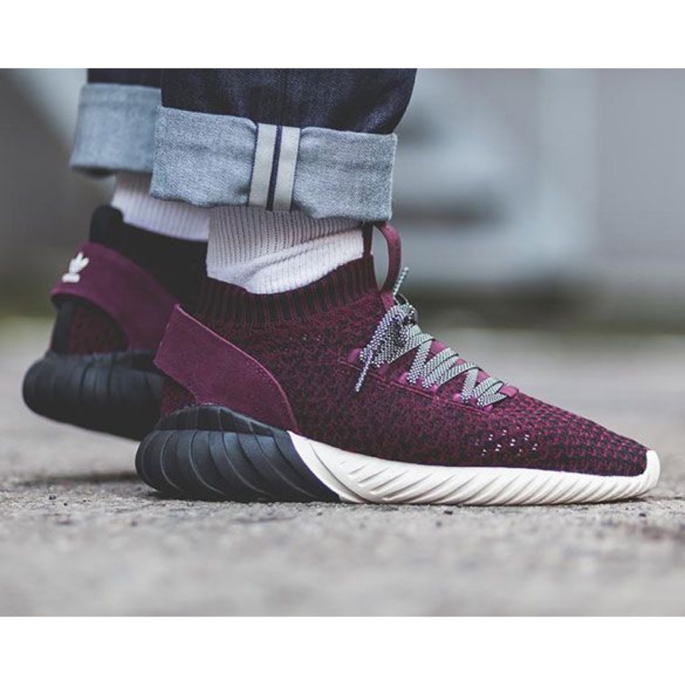 ADIDAS Tubular Doom Primeknit Sock Shoe Size 8